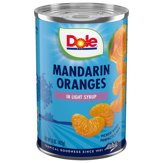 Dole Mandarin Mandarin Oranges in Light Syrup 15 oz