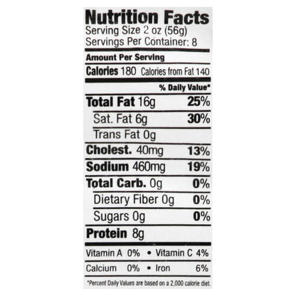 Sunset Farm Brand Cracked Pepper Smoked Sausage 16 oz