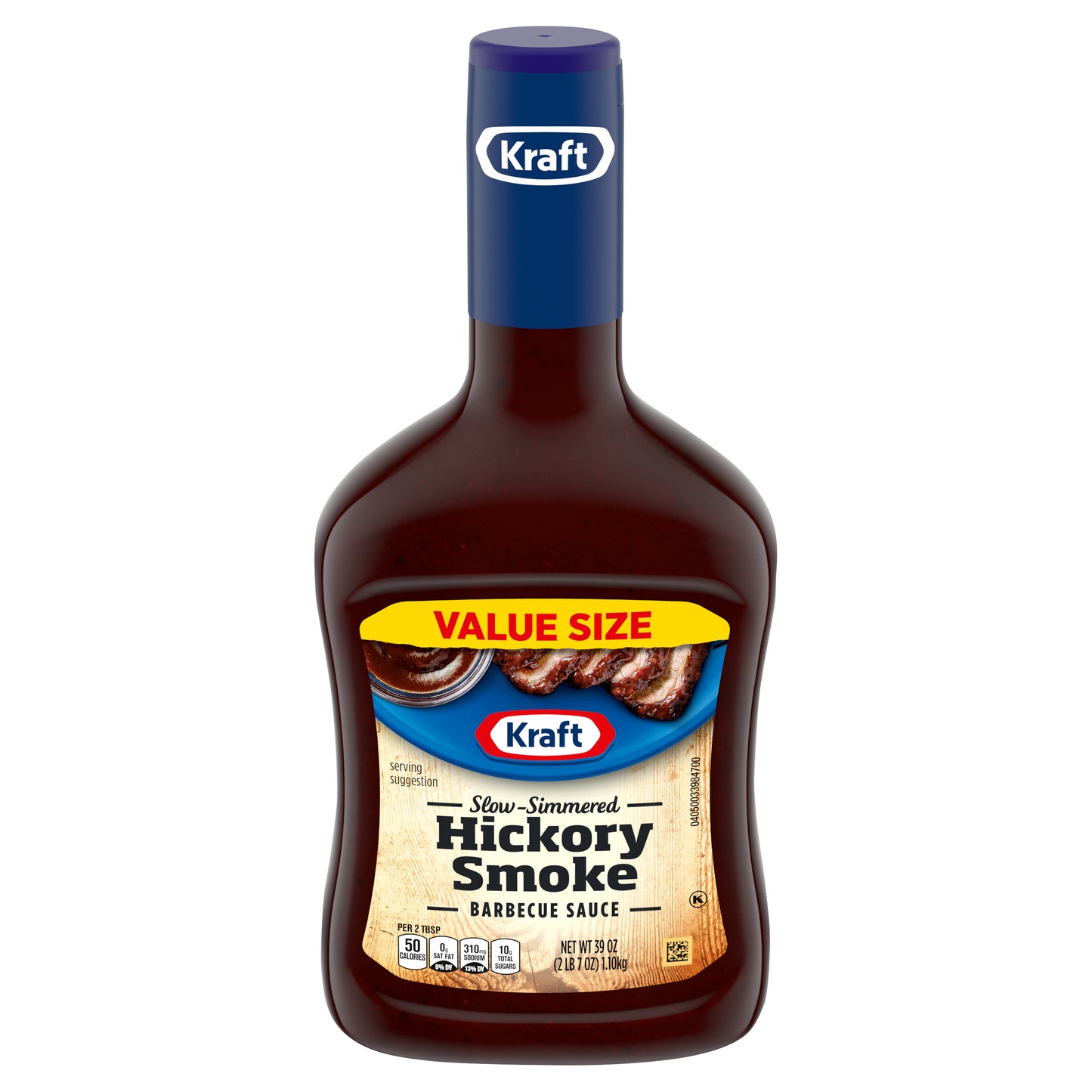 Kraft Hickory Smoke Slow-Simmered Barbecue Sauce 39 oz. Bottle