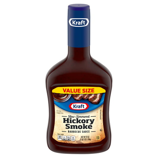 Kraft Hickory Smoke Slow-Simmered Barbecue Sauce 39 oz. Bottle