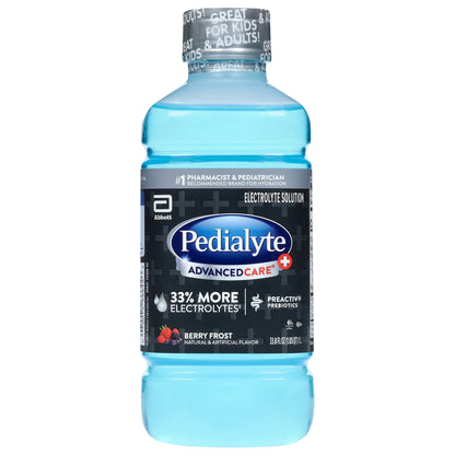 Pedialyte AdvancedCare+ Berry Frost Electrolyte Solution 33.8 fl oz
