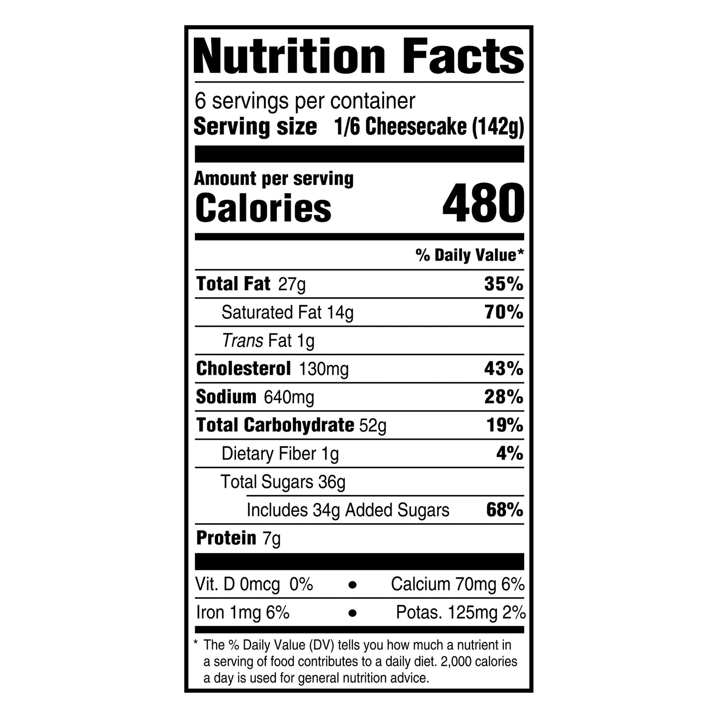 Sara Lee® New York Style Cheesecake 7" Classic 30oz
