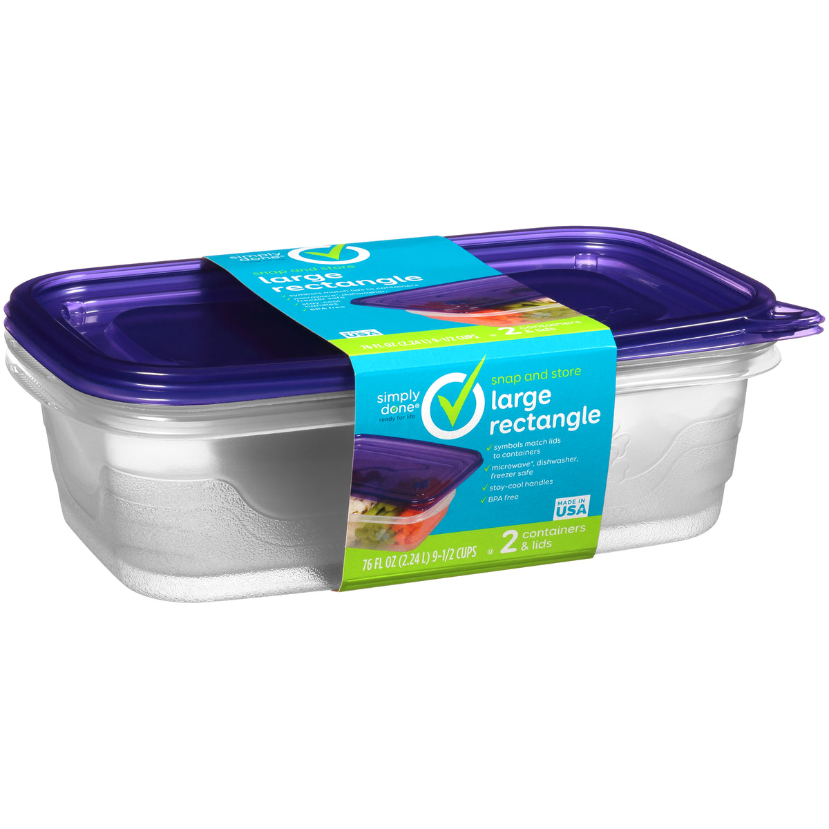 Snap And Store Large Rectangle