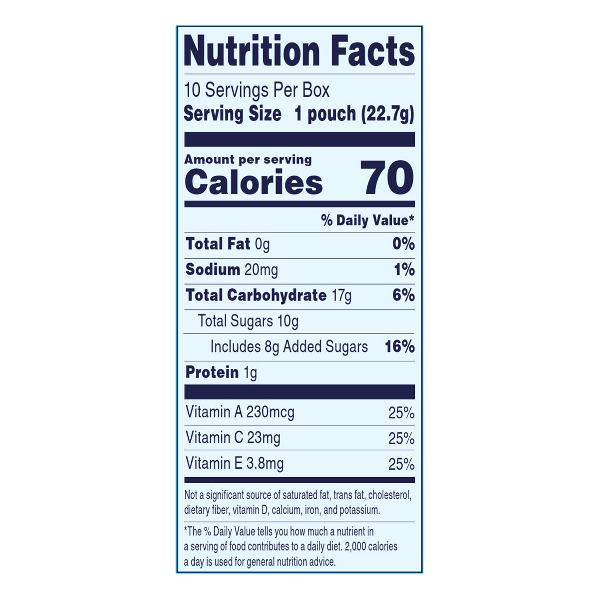 Welch's Mixed Fruit Fruit Snacks 0.8oz Pouches - 10ct Box