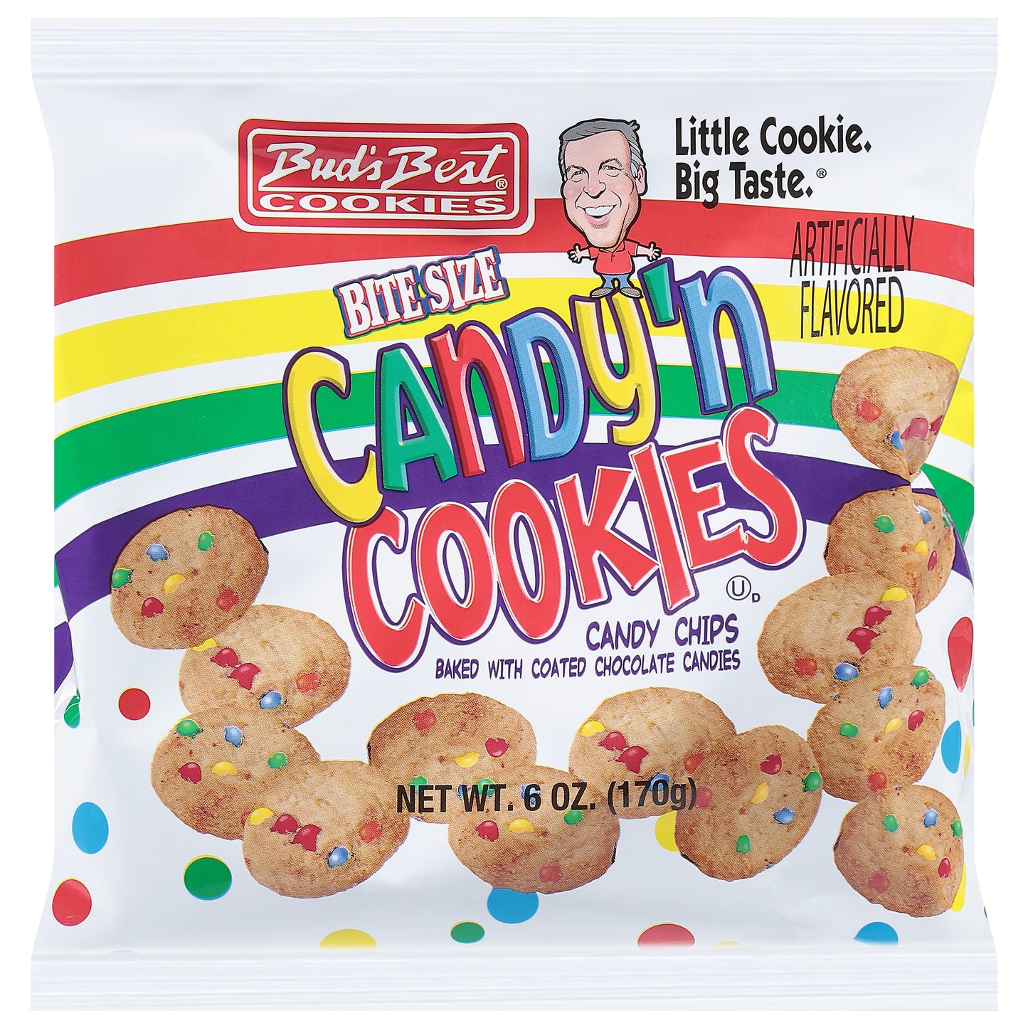 Bud's Best Cookies Bite Size Candy'n Cookies 6 oz