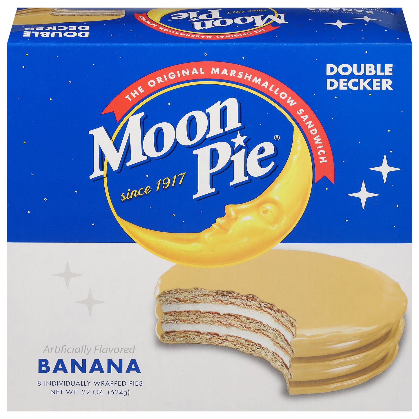 Moon Pie Double Decker Banana Pies 8 ea