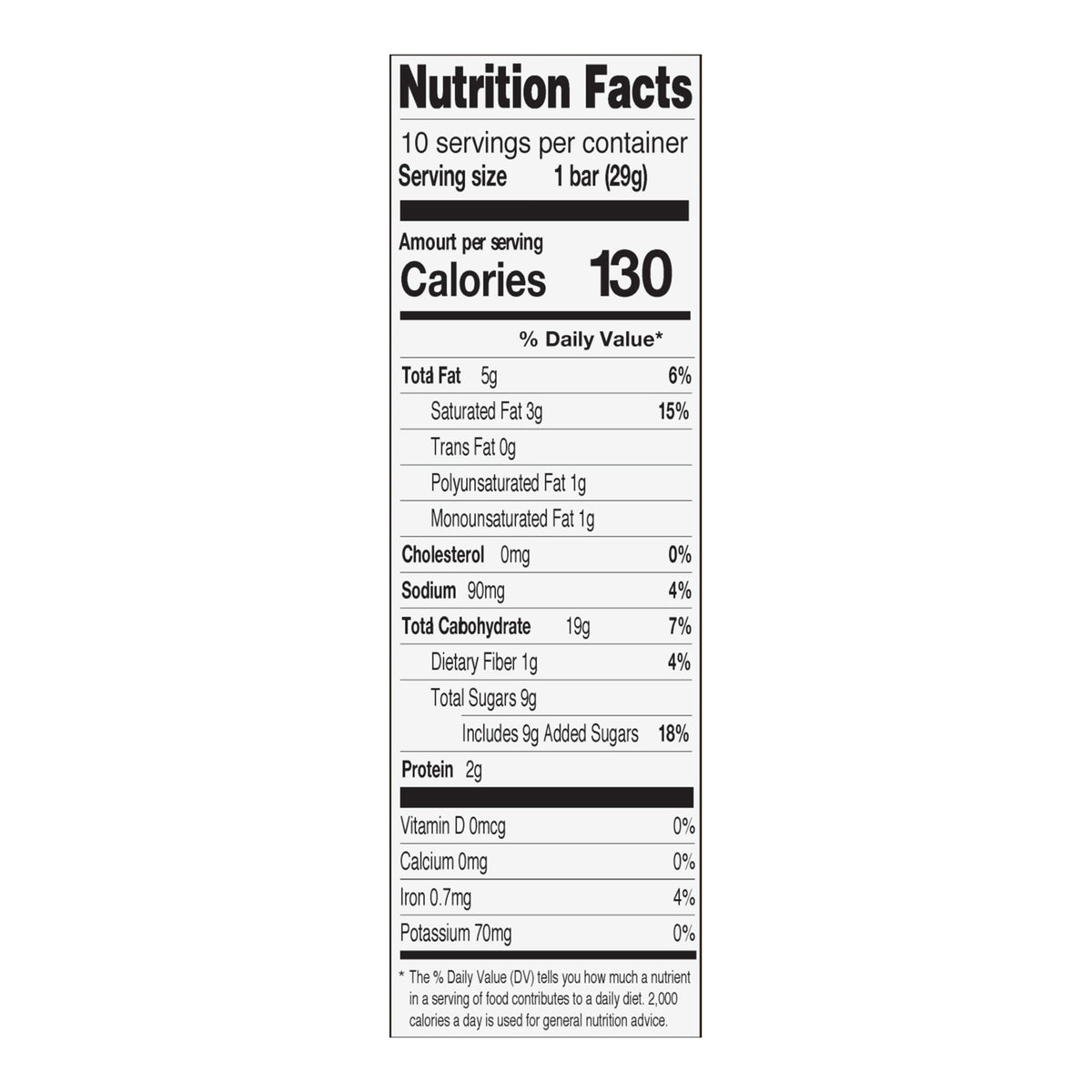 Sunbelt Bakery Peanut Butter Chocolate Chip Chewy Granola Bars 10 10 ea Box