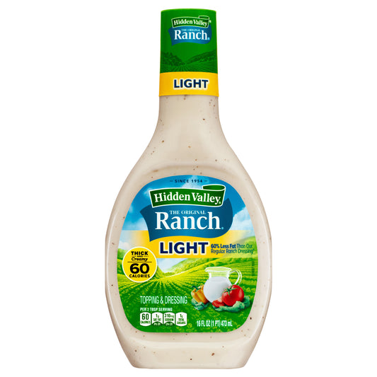 Hidden Valley Original Ranch Light Salad Dressing & Topping - 473 ml