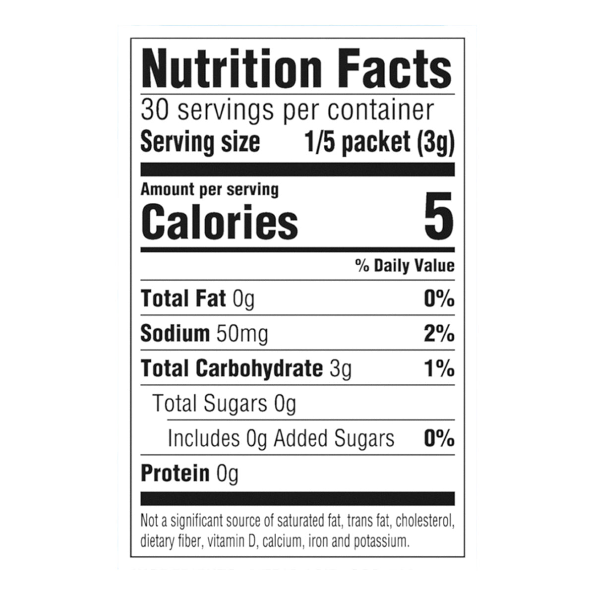 Food Club Low Calorie Lemonade Drink Mix 6 - 0.53 oz Packets