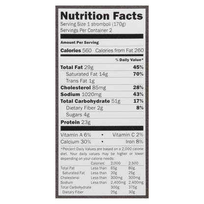 Leonetti's Pepperoni & Cheese Stromboli 2 ea