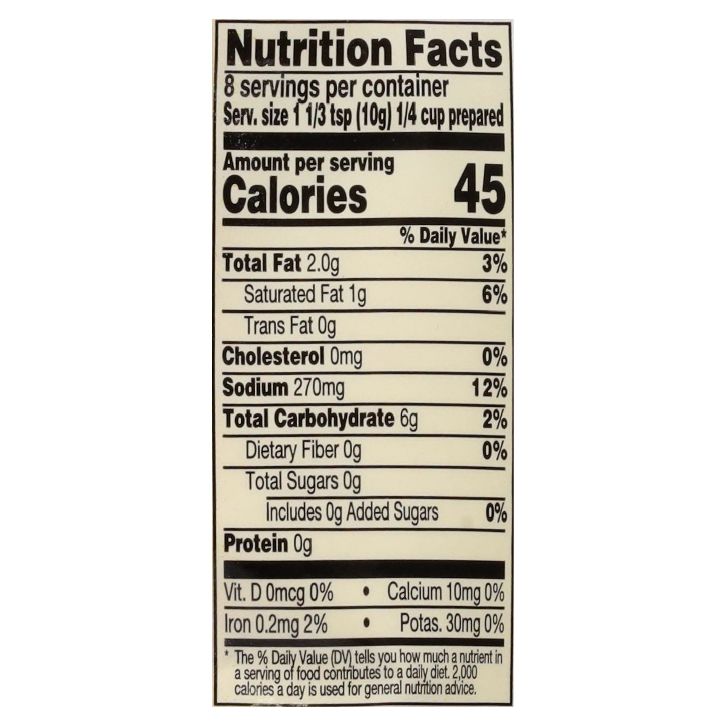 Pioneer Country Sausage Flavor Gravy Mix 2.75 oz