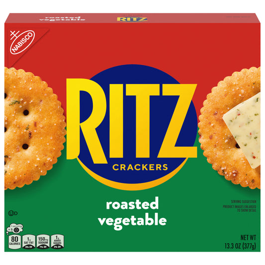 RITZ Roasted Vegetable Crackers, 13.3 oz
