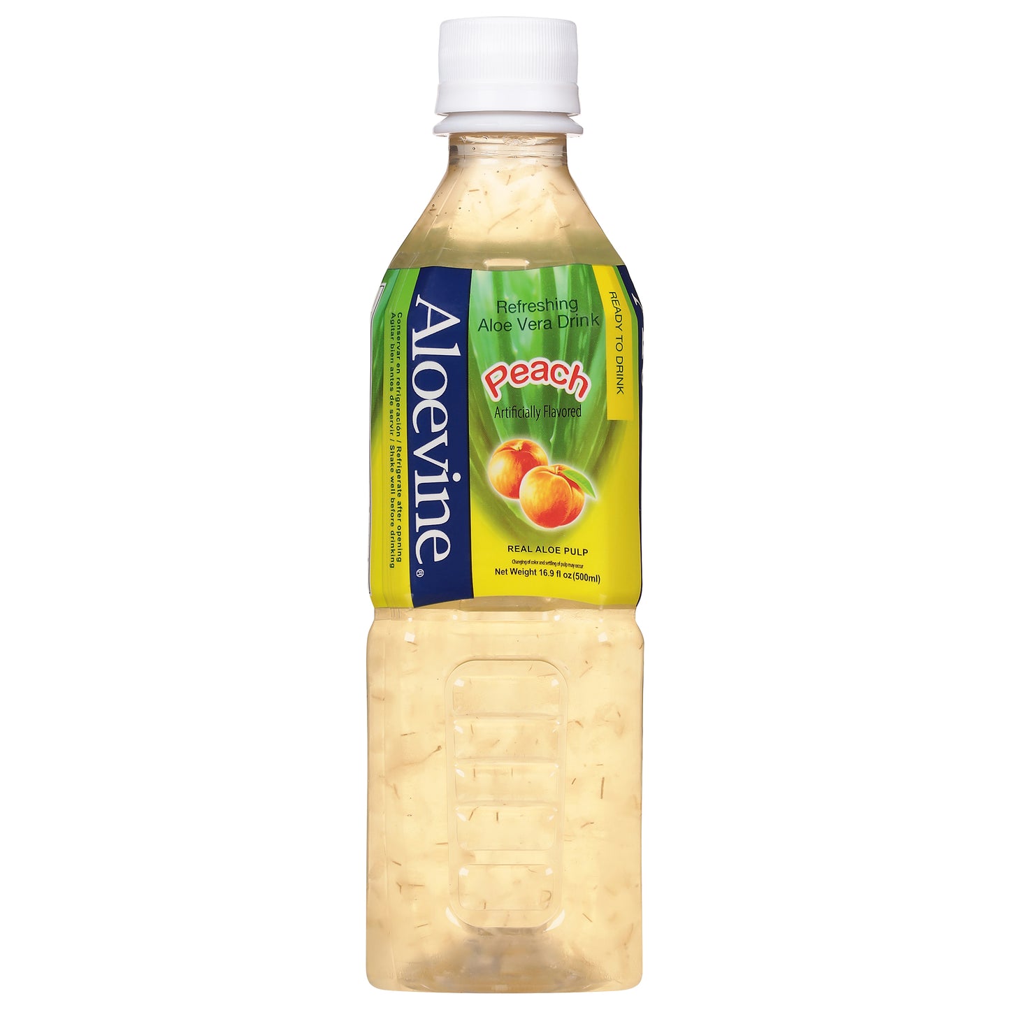 Aloevine Refreshing Peach Aloe Vera Drink 16.9 fl oz