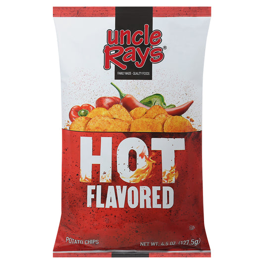 Uncle Ray's Hot Flavored Potato Chips 4.5 oz