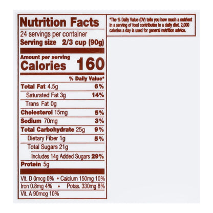 Mayfield Dairy Farms Reduced Fat Chocolate Ice Cream 1 gal