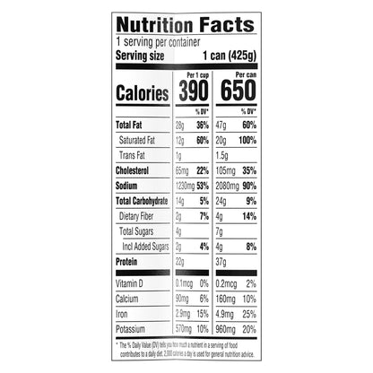 Food Club No Beans Chili 15 oz