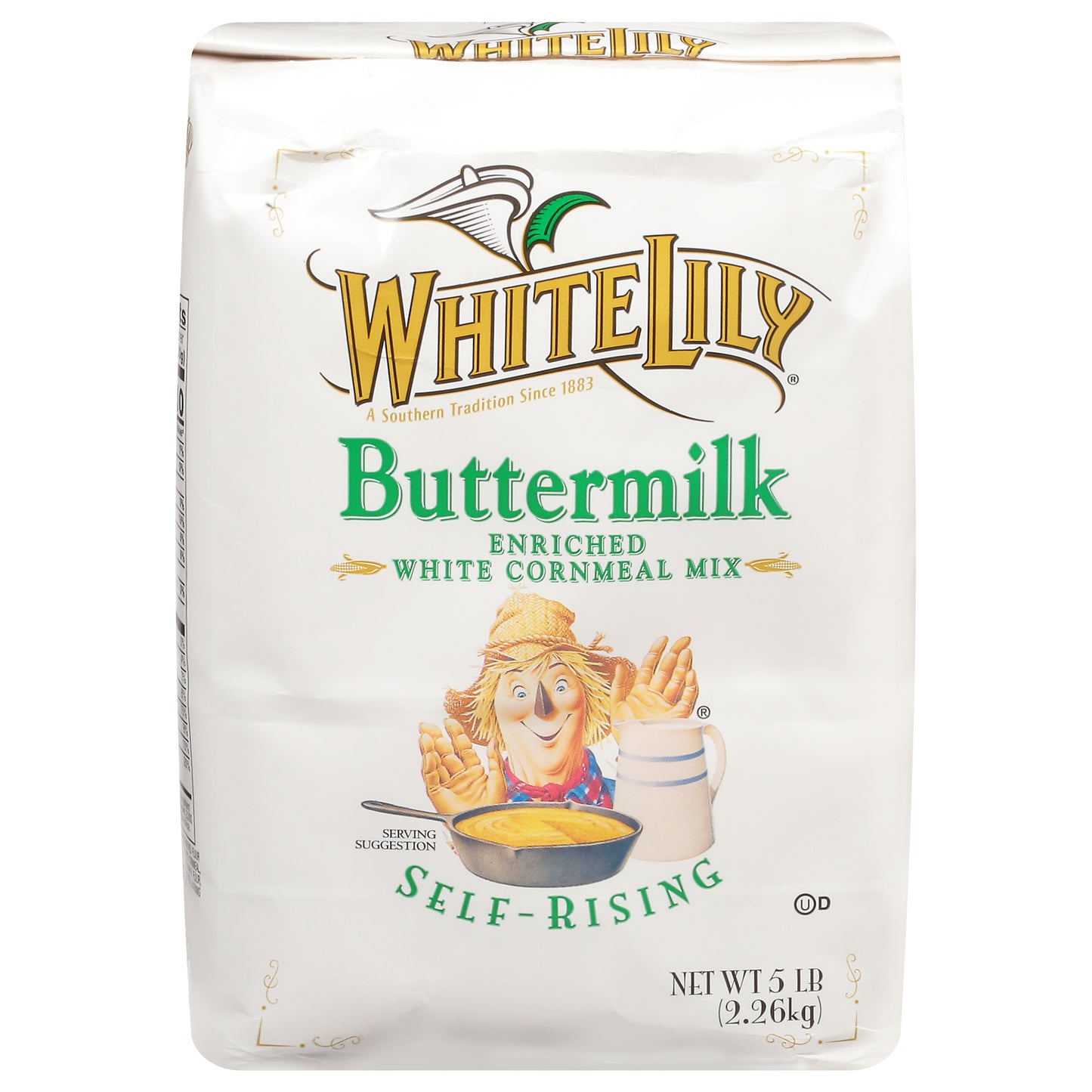 White Lily Self Rising Enriched White Buttermilk Cornmeal Mix 5 lb