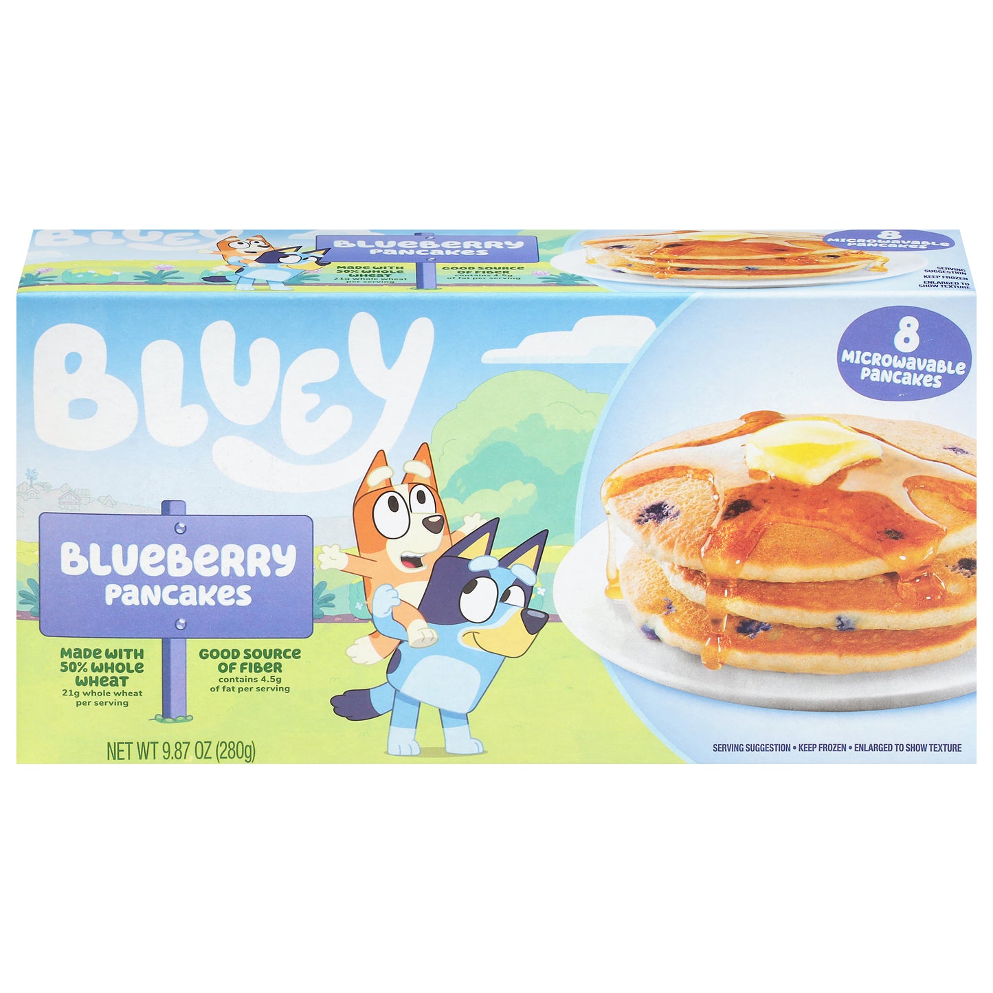 Bluey Blueberry Pancakes 8 Each