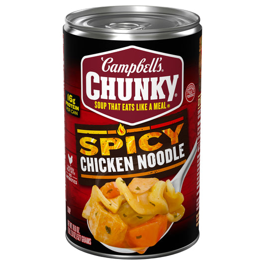 Campbell's Chunky Spicy Chicken Noodle Soup 18.6 oz