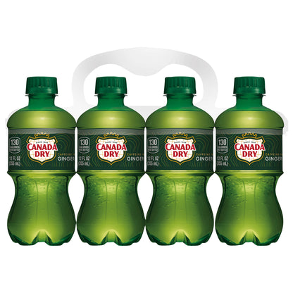 Canada Dry Ginger Ale Soda, 12 fl oz bottles, 8 pack
