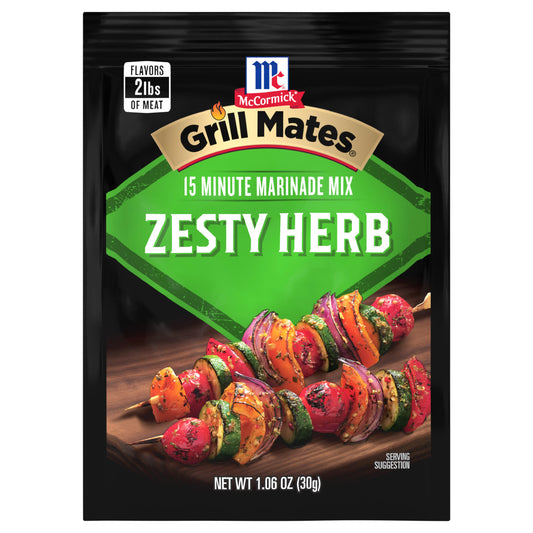 McCormick Grill Mates Marinade Mix - Zesty Herb, 1.06 oz