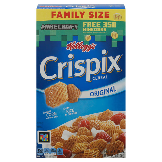 Kellogg's Crispix Family Size Original Cereal 18 oz