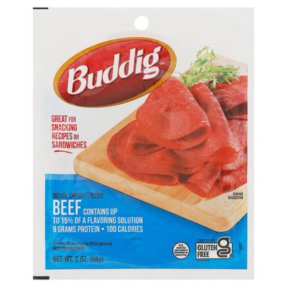 Buddig Pressed Chopped Smoked Beef 2 oz