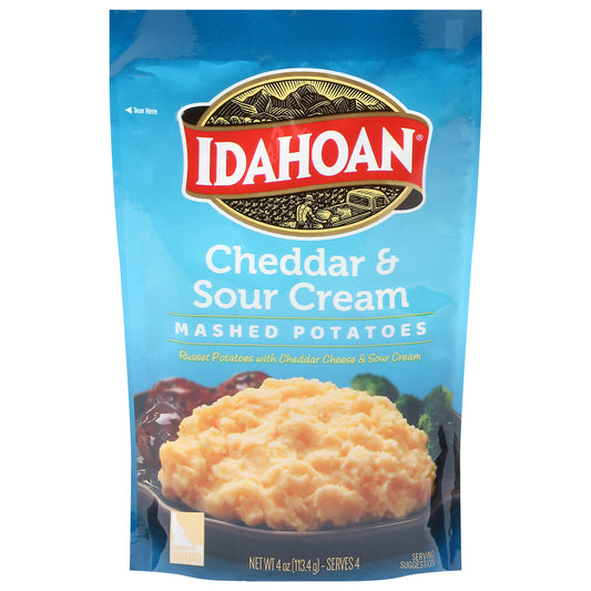 Idahoan Cheddar & Sour Cream Mashed Potatoes 4 oz