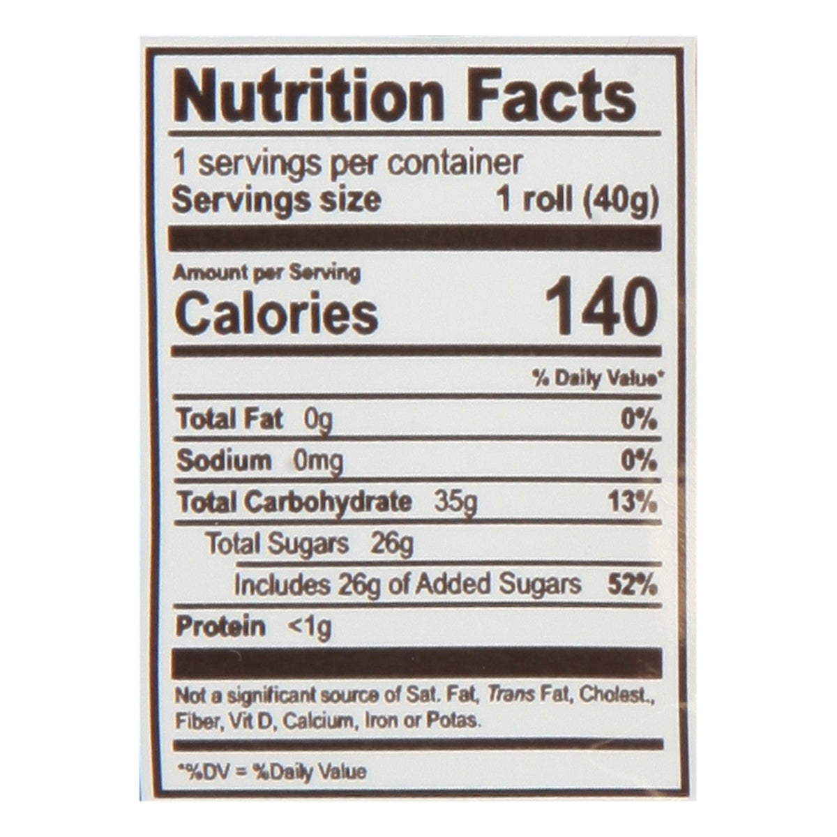 Rip Rolls Fat Free Strawberry Candy 1.4 oz