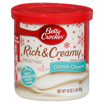 Betty Crocker Rich & Creamy Cream Cheese Frosting 16 oz