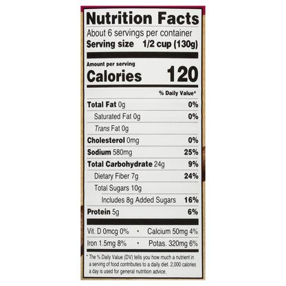 Saucy Spoon Vegetarian Spicy Roasted Chipotle Baked Beans 28 oz