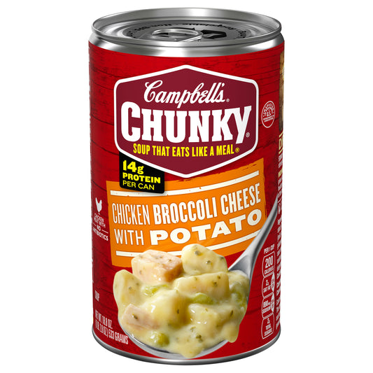 Campbell's Chunky Chicken Broccoli Cheese with Potato Soup 18.8 oz