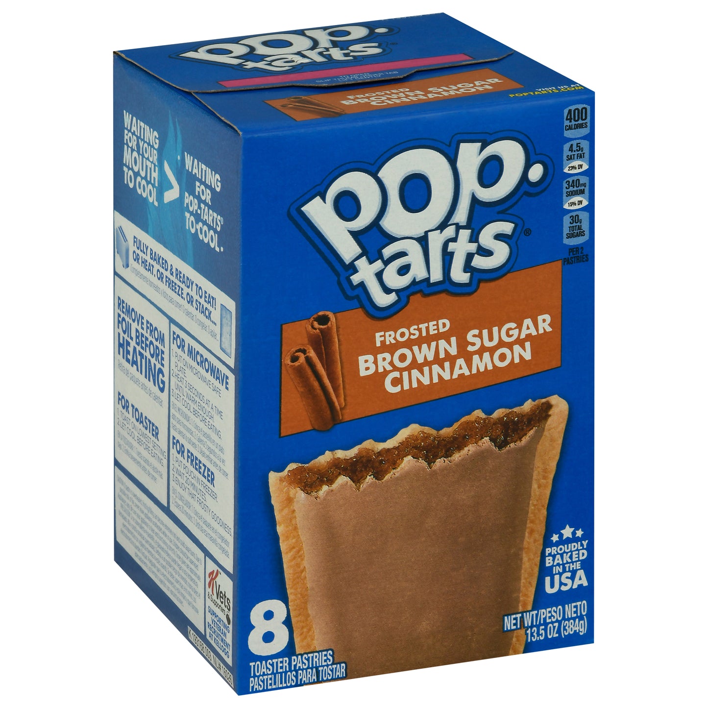 Pop-Tarts Frosted Brown Sugar Cinnamon Toaster Pastries 8 ea