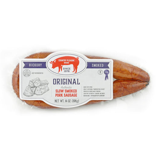Country Pleasin’ Original Smoked Sausage, 14 oz