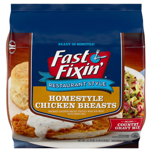 Fast Fixin' Restaurant Style Homestyle Chicken Breasts with Gravy Mix