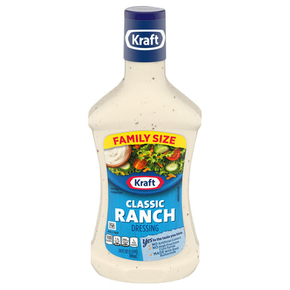 Kraft Classic Ranch Salad Dressing Family Size, 24 fl oz Bottle