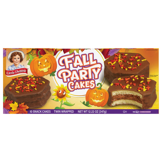 Snack Cakes, Little Debbie Family Pack Fall Party Cakes (chocolate)