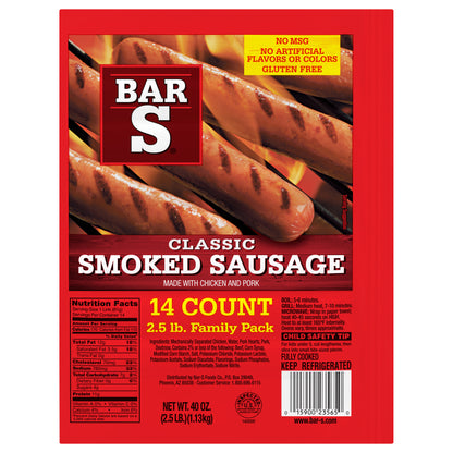 Bar-S® Classic Smoked Sausage 14 ct Pack