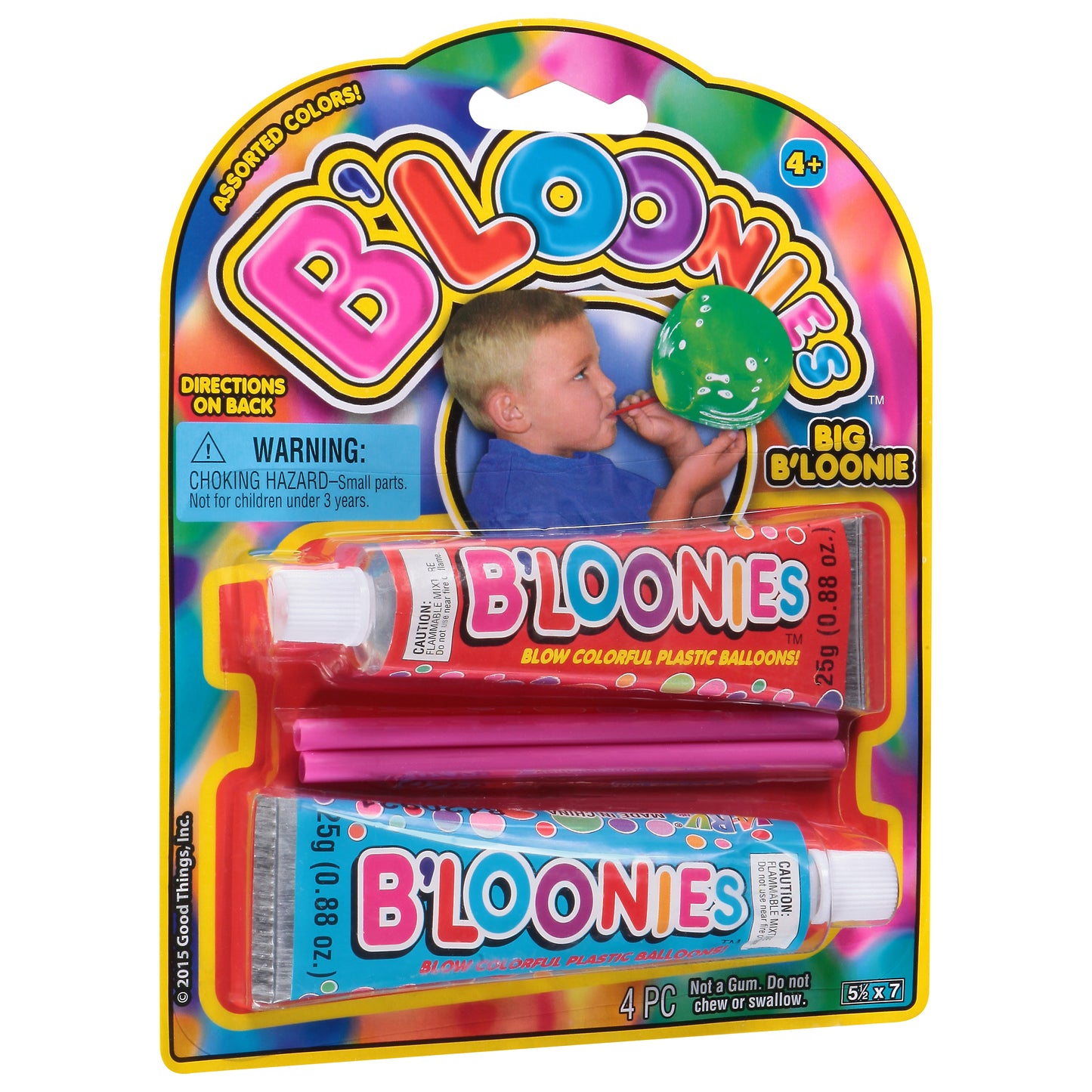 B'Loonies Big Assorted Colors Balloons 4 ea