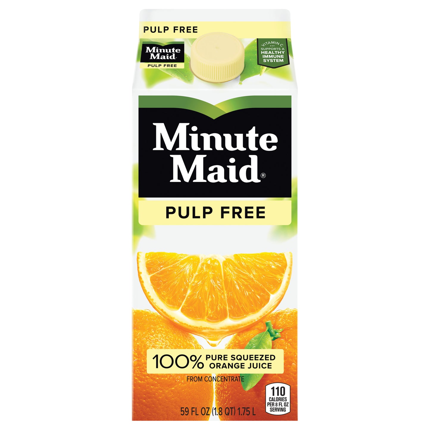 Minute Maid Orange Juice Pulp Free Carton, 59 fl oz
