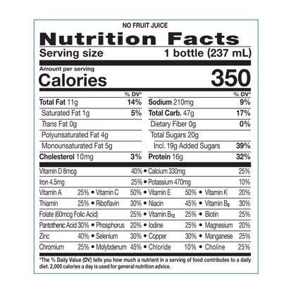 Ensure Plus Nutrition Shake with 13 grams of high-quality protein, Meal Replacement Shakes, Strawberry, 8 fl oz, 6 count
