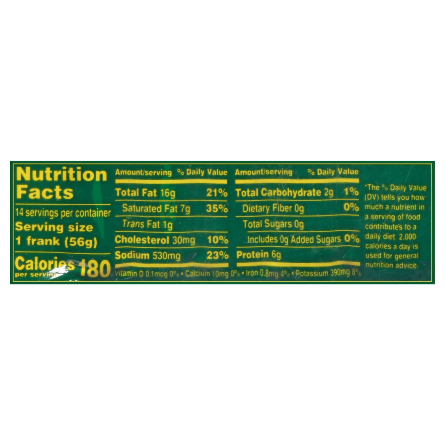 Nathan's Famous Bun Length Skinless Beef Franks Family Pack 14 ea
