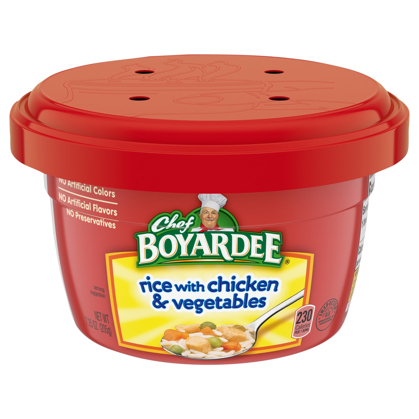 Chef Boyardee Rice with Chicken & Vegetables, 7.25 Oz.