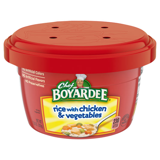 Chef Boyardee Rice with Chicken & Vegetables, 7.25 Oz.