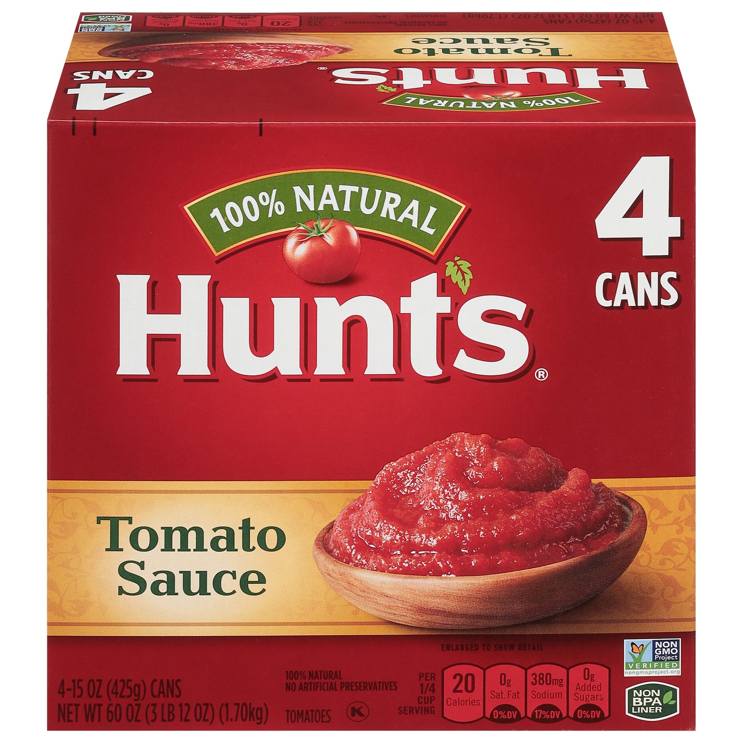 Hunt's Tomato Sauce 4 - 15 oz Cans