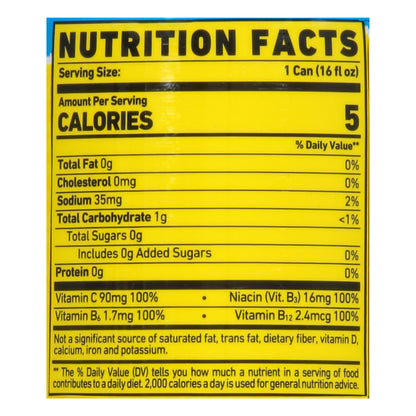 Ghost Zero Sugar Sour Patch Kids Blue Raspberry Energy Drink 16 fl oz