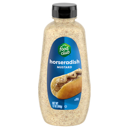 Food Club Horseradish Mustard 12 oz