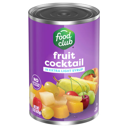Food Club Fruit Cocktail in Extra Light Syrup 15 oz