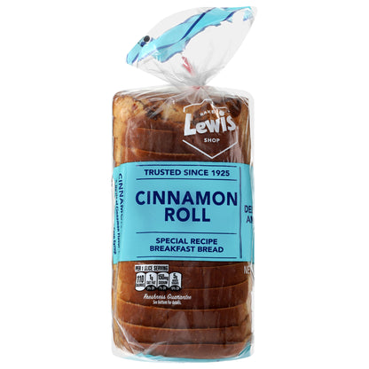 Lewis Bake Shop Special Recipe Cinnamon Roll Breakfast Bread 16 oz