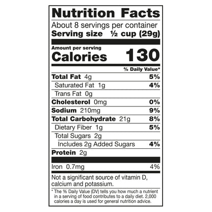 Chex Mix Snack Mix, Sour Cream and Onion, Snacks, 8 oz